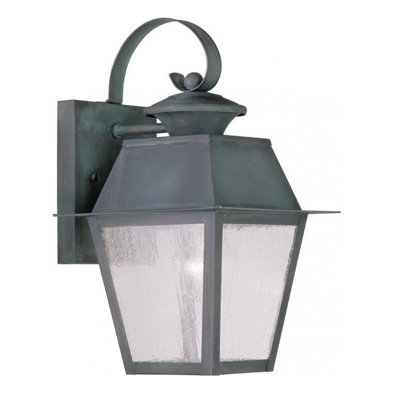 Beaumont Lane Outdoor Wall Lantern in Charcoal