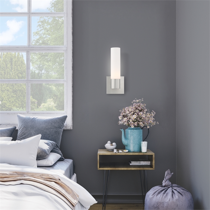 Beaumont Lane Wall Sconce in Brushed Nickel