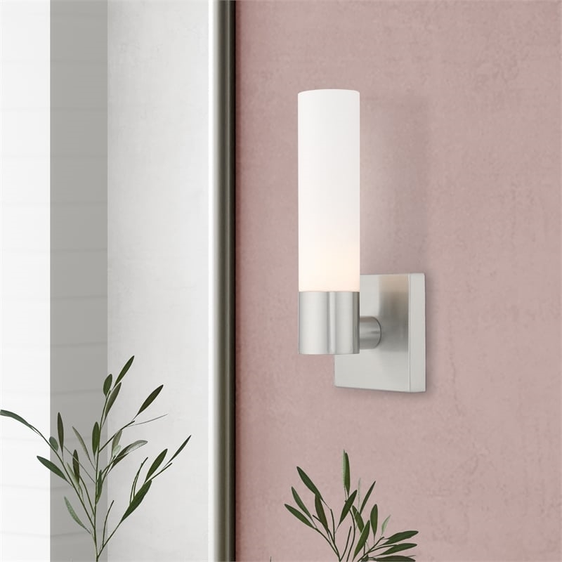 Beaumont Lane Wall Sconce in Brushed Nickel