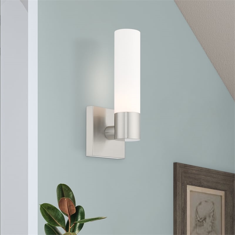Beaumont Lane Wall Sconce in Brushed Nickel
