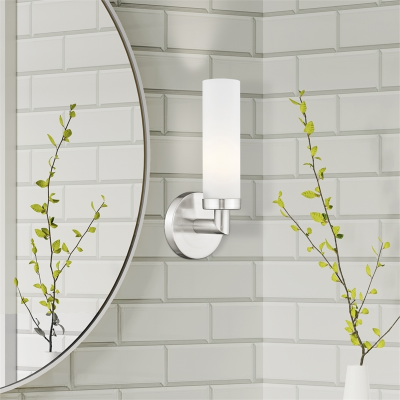 Beaumont Lane Wall Sconce in Brushed Nickel
