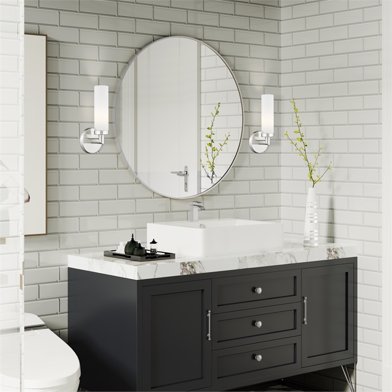 Beaumont Lane Wall Sconce in Brushed Nickel