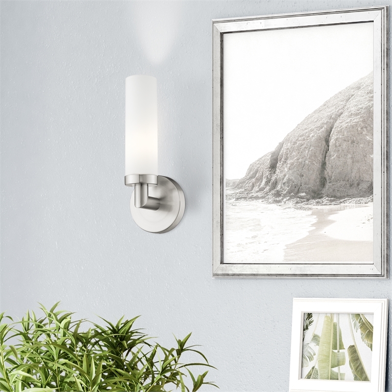 Beaumont Lane Wall Sconce in Brushed Nickel