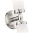 Beaumont Lane 2 Light Bath Light in Brushed Nickel