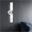 Beaumont Lane 2 Light Bath Light in Brushed Nickel