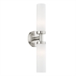 Beaumont Lane 2 Light Bath Light in Brushed Nickel