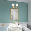 Beaumont Lane 2 Light Bath Light in Polished Brass