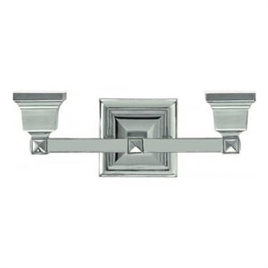 Beaumont Lane 2 Light Bath Light in Polished Nickel