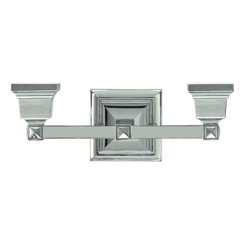 Beaumont Lane 2 Light Bath Light in Polished Nickel