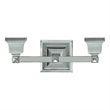 Beaumont Lane 2 Light Bath Light in Polished Nickel