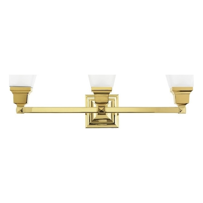 Beaumont Lane 3 Light Bath Light in Polished Brass