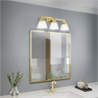 Beaumont Lane 3 Light Bath Light in Polished Brass