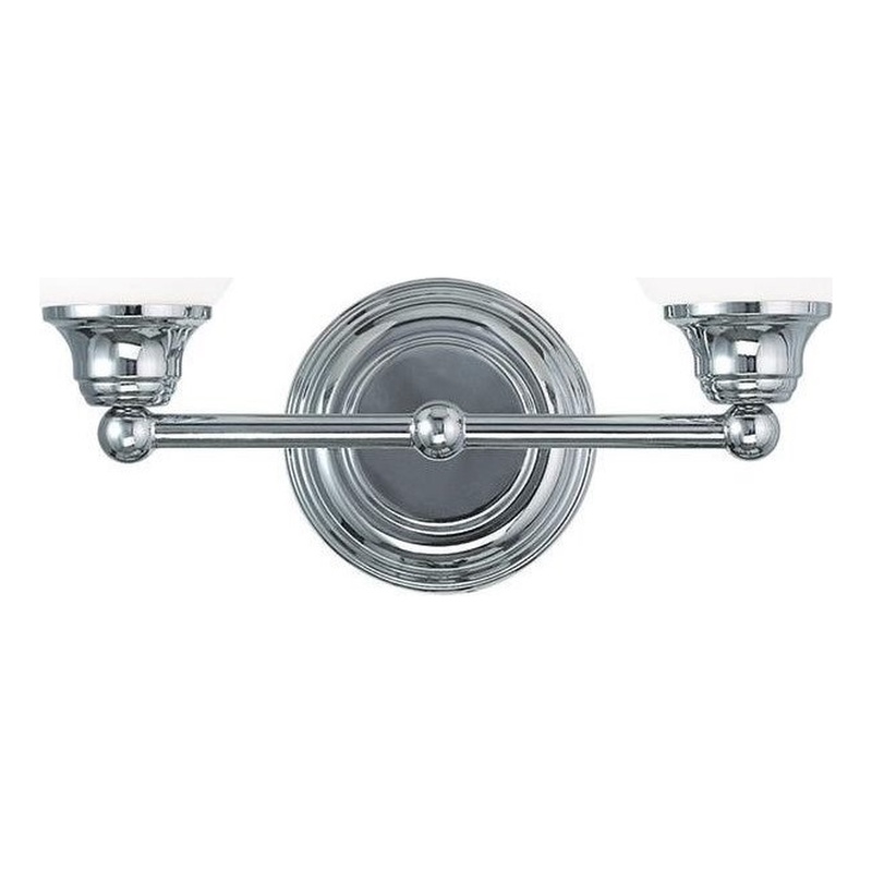Beaumont Lane 2 Light Bath Light in Chrome