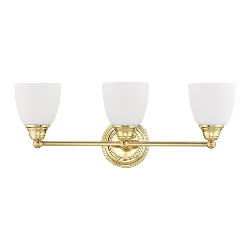 Beaumont Lane 3 Light Bath Light in Polished Brass