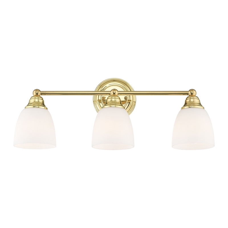 Beaumont Lane 3 Light Bath Light in Polished Brass