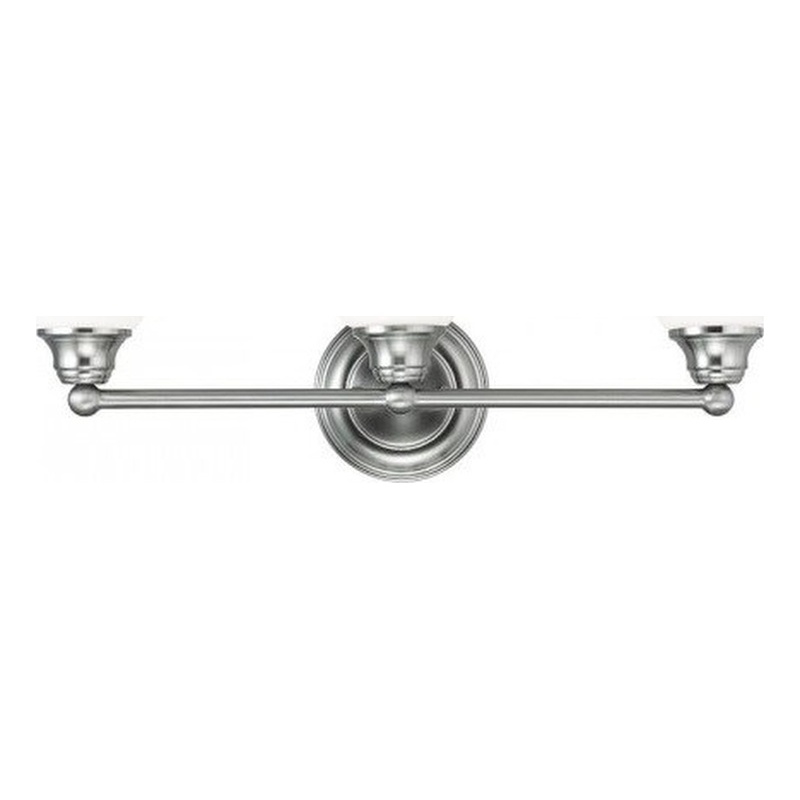 Beaumont Lane 3 Light Bath Light in Brushed Nickel