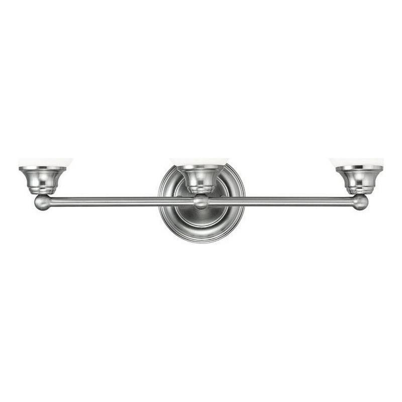 Beaumont Lane 3 Light Bath Light in Brushed Nickel