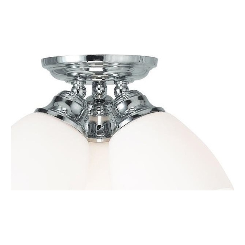 Beaumont Lane 3 Light Ceiling Mount in Chrome