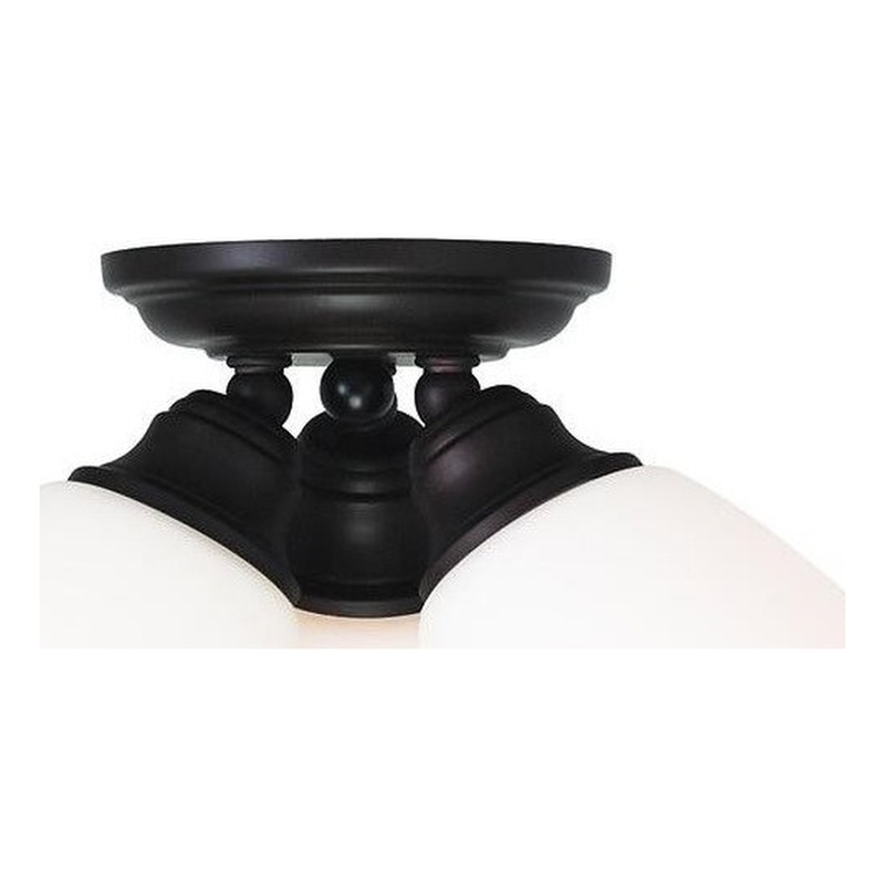 Beaumont Lane 3 Light Ceiling Mount in Bronze