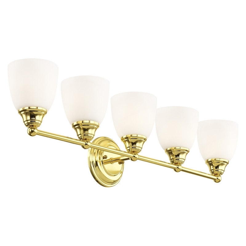 Beaumont Lane 5 Light Bath Light in Polished Brass