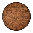 Beaumont Lane Wood Brown End Table Round 22