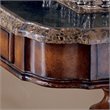Beaumont Lane Wood Brown Game Table Circular Reversible 31