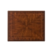 Beaumont Lane Wood Cherry Dark Brown Nesting Tables Set of 3 Rectangular Distressed 26