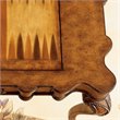 Beaumont Lane Wood Game Table in Burnt Wine