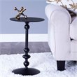 Beaumont Lane Iron Black End Table Round 19.25