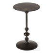 Beaumont Lane Iron Black End Table Round 19.25