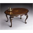 Beaumont Lane Oval Coffee Table in Plantation Cherry