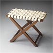 Beaumont Lane Birch Wood White Luggage Rack 24