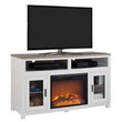 Beaumont Lane Electric Fireplace TV Stand in White