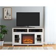 Beaumont Lane Electric Fireplace TV Stand in White