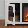 Beaumont Lane Electric Fireplace TV Stand in White