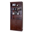 Beaumont Lane Wood Vibrant Cherry Bookcase Rectangular Fully Assembled