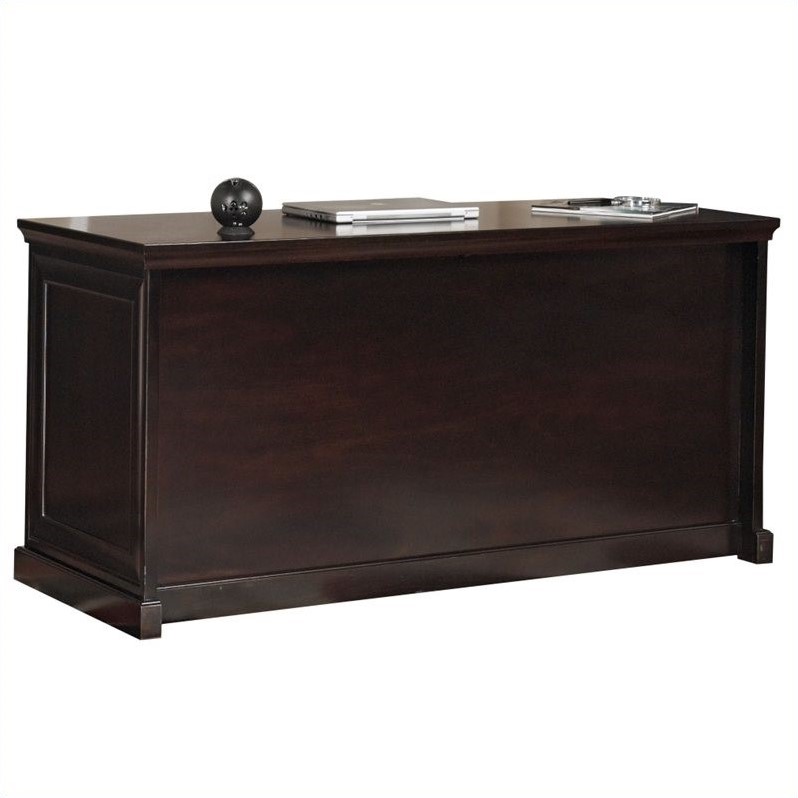 Beaumont Lane Double Pedestal Desk in Espresso