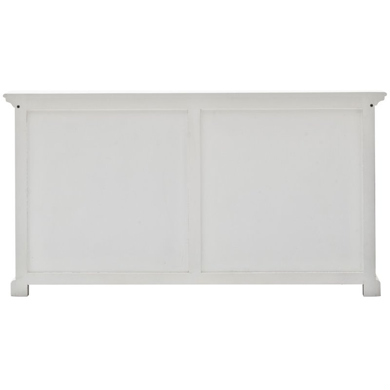 Beaumont Lane Storage Cabinet with Hutch in Pure White