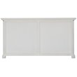 Beaumont Lane Storage Cabinet with Hutch in Pure White