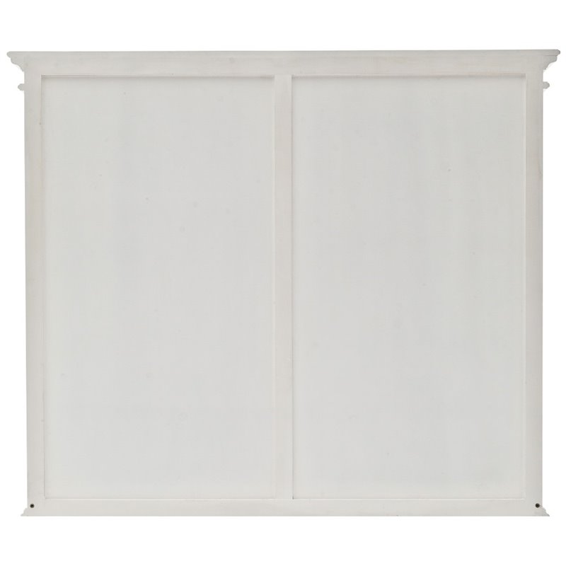 Beaumont Lane Storage Cabinet with Hutch in Pure White