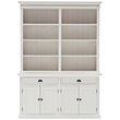 Beaumont Lane Storage Cabinet with Hutch in Pure White