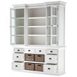 Beaumont Lane Storage Cabinet with Hutch in Pure White