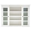 Beaumont Lane Storage Cabinet with Hutch in Pure White