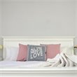 Beaumont Lane King Panel Bed in Pure White