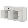 Beaumont Lane Wood Sideboard Dining Buffet with Storage in Pure White