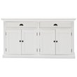 Beaumont Lane Wood Sideboard Dining Buffet with Storage in Pure White