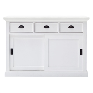 Beaumont Lane Sliding Door Buffet in Pure White