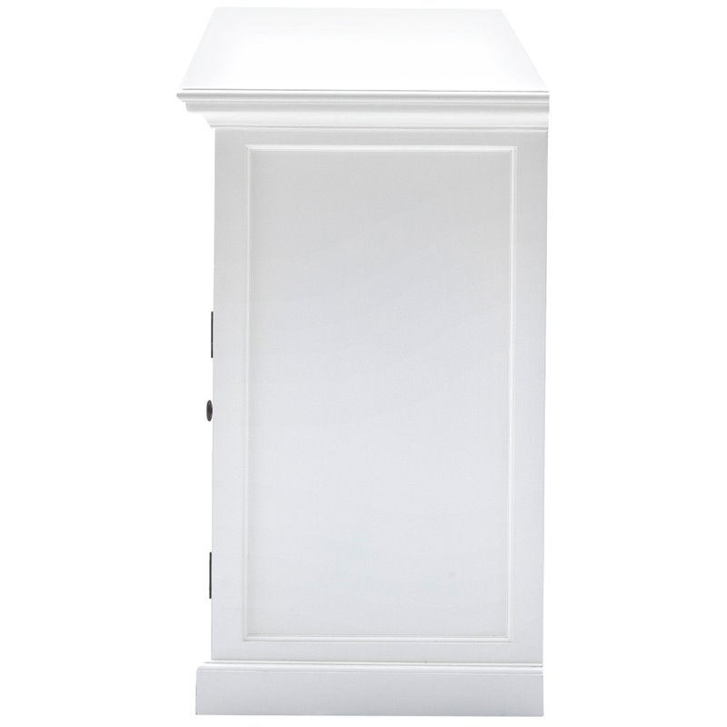 Beaumont Lane Buffet with 4 Baskets in Pure White