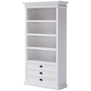 Beaumont Lane 4 Shelf Bookcase in Pure White