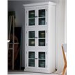 Beaumont Lane Coastal 3-Tier Wood Pantry/Cabinet with 6 Shelves in White